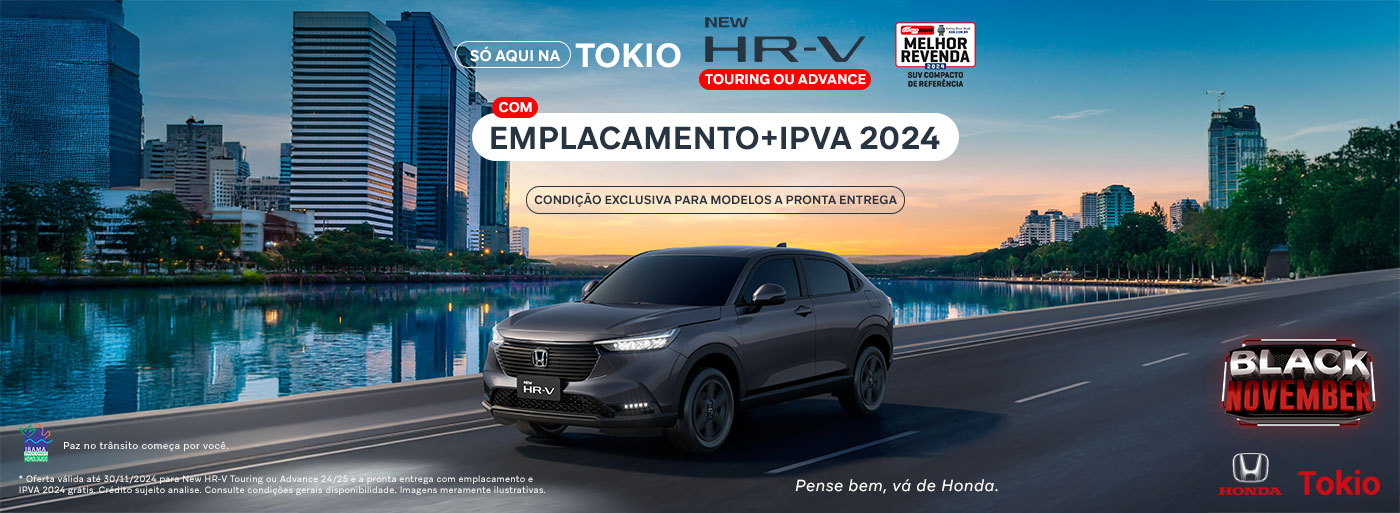 Oferta New HR-V Touring ou Advance