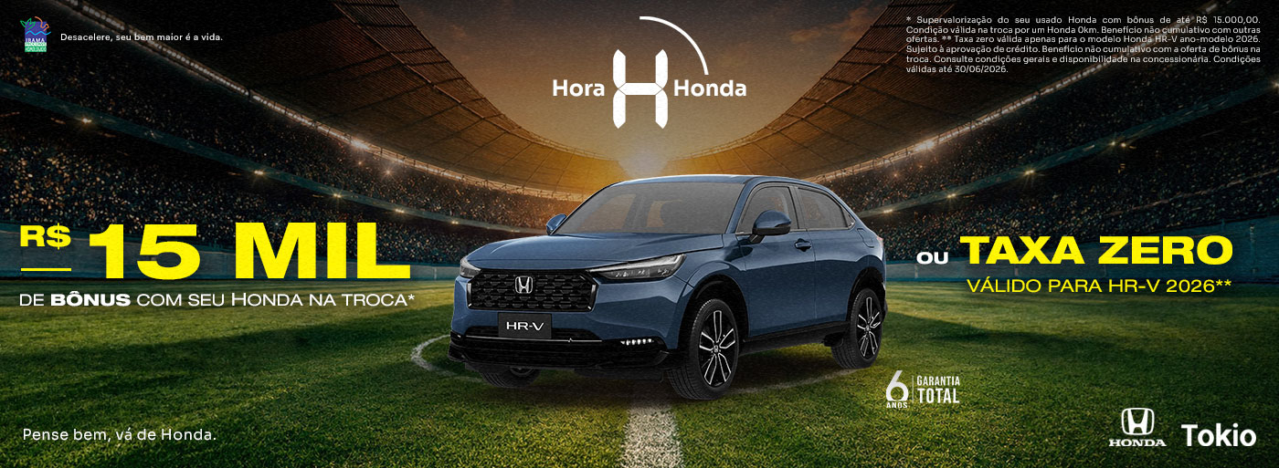 Oferta Linha Honda 0Km