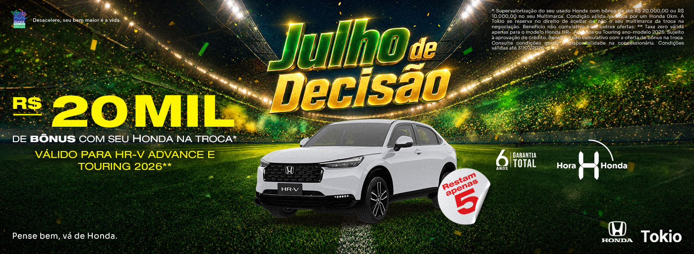 Oferta Bônus HR-V 0Km