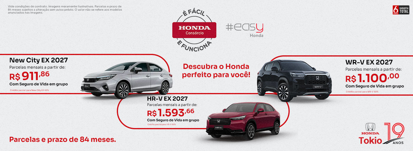 Oferta Consórcio Honda
